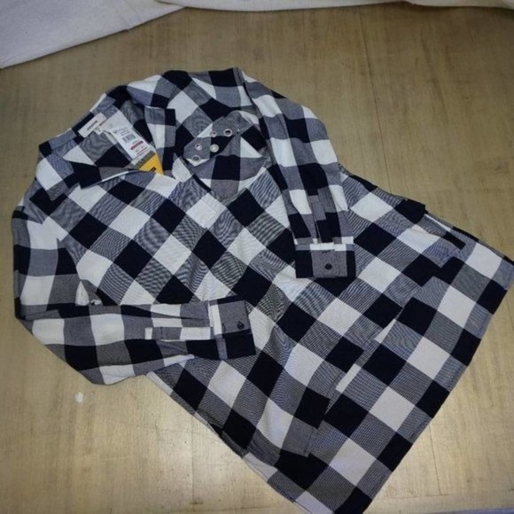 Jak & Rae plaid tunic with grommet pocket small - Picture 2 of 8